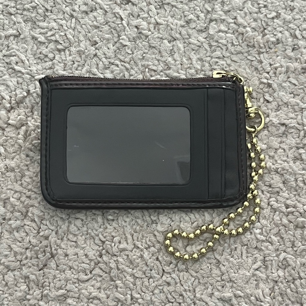 EUC Coach Brown Card Case - Picture 2 of 2